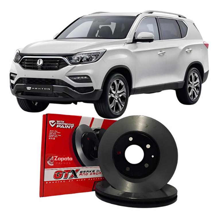 Discos De Freno Traseros (par) Ssangyong Rexton 2017 + 1