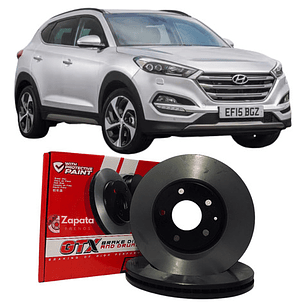 Par Discos Freno Delanteros Gtx - Hyundai Tucson 2015-2020