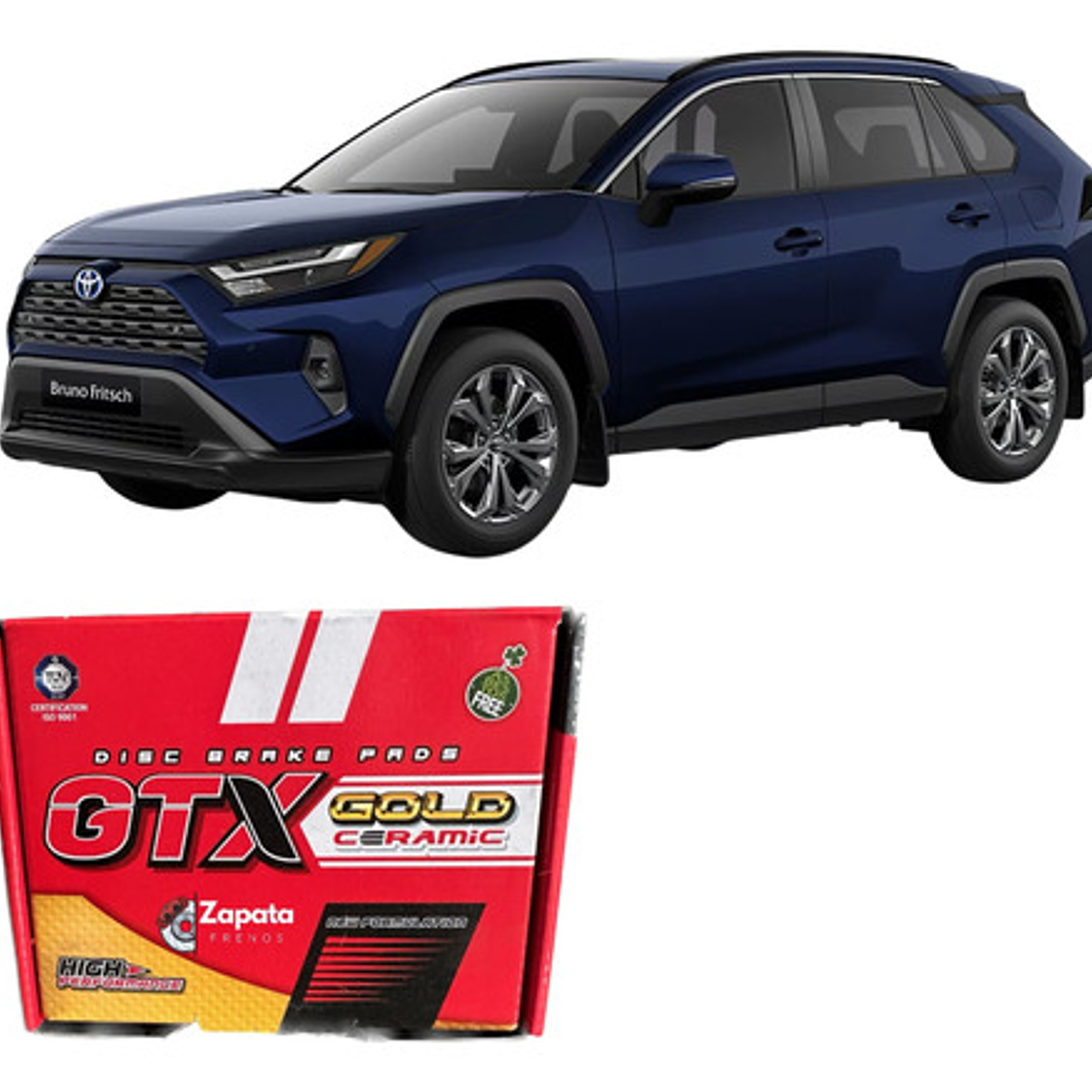 Pastillas De Freno Traseras Cerámica - Toyota Rav 4 2018 + 1