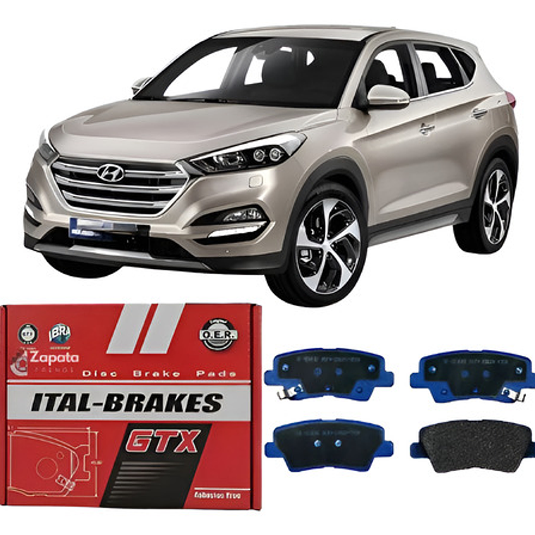 Pastillas Freno Traseras Gtx Hyundai Tucson 2015-2020 1