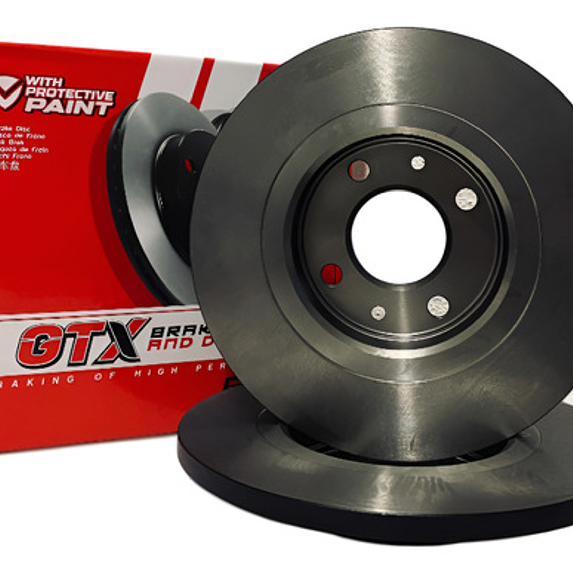 Discos Freno Traseros Gtx Toyota Corolla Brasil 2004-2011 2