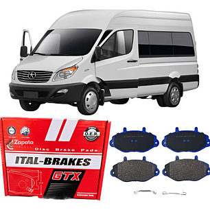 Pastillas De Frenos Delanteras Gtx Jac Sunray 2012 +