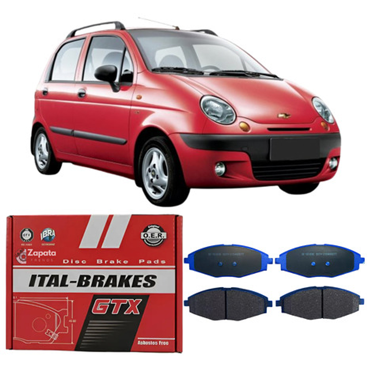Pastillas De Frenos Delanteras Chevrolet Spark 1998-2016 1