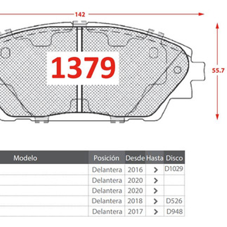 Discos De Freno Delanteros + Pastillas Mazda Cx3 2015 + 5