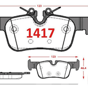 Pastillas De Frenos Traseras Bmw X1 Xdrive 20d 2015-2020