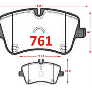 Pastillas Freno Delanteras Mercedes Benz C180 C200 200-2007