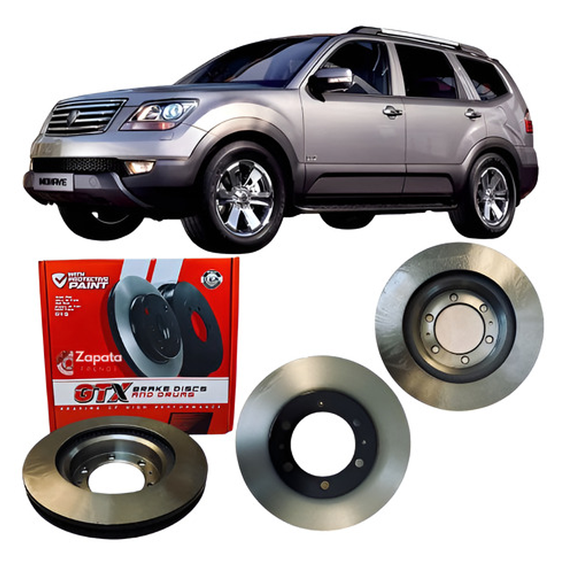 Discos Freno Delanteros Gtx Para Kia Mohave 2008 En Adelante 1