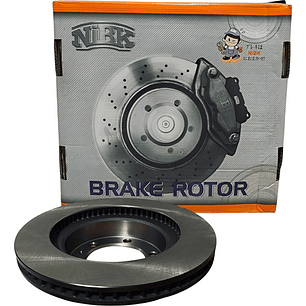 Discos De Freno Del Nibk (par) Toyota Yaris 2005-2020