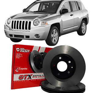 Discos De Freno Gtx Traseros Jeep Compass 2006-2017