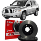 Discos De Freno Gtx Traseros Jeep Compass 2006-2017 - Miniatura 1