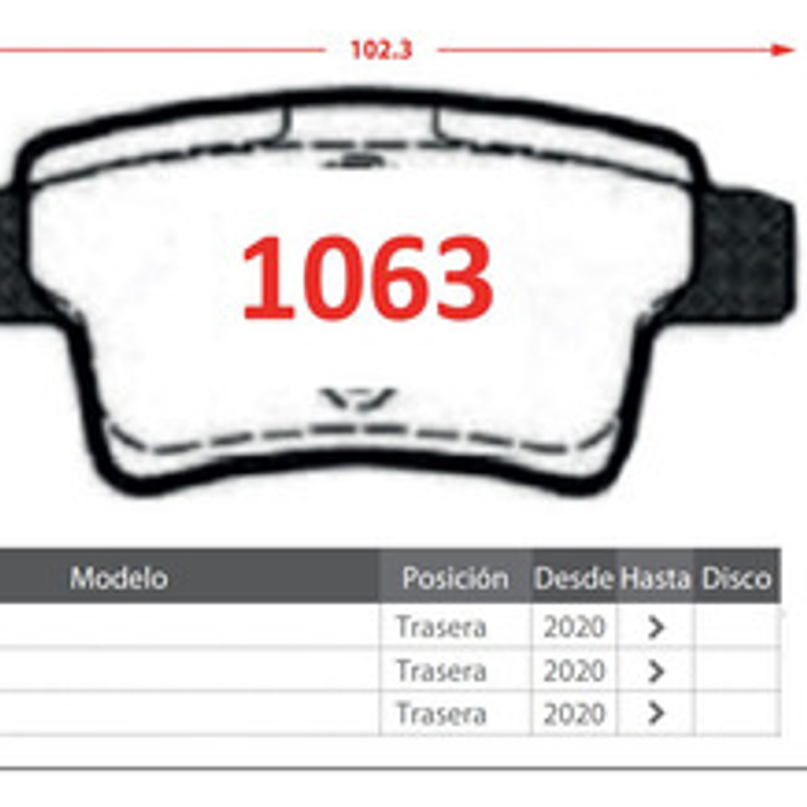 Pastillas Frenos Traseras Gtx - Gac Gs3 2020 En Adelante 2