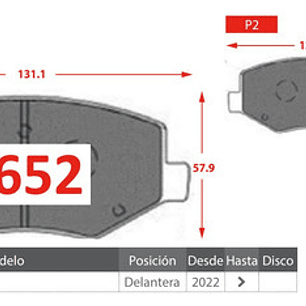 Pastillas Freno Delanteras Cerámica Jac Js4 2022 En Adelante