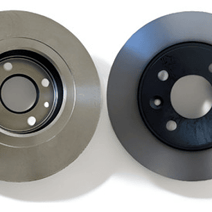 Par Discos Freno Delanteros Para Fiat Uno Way 1.2 Año 2010+