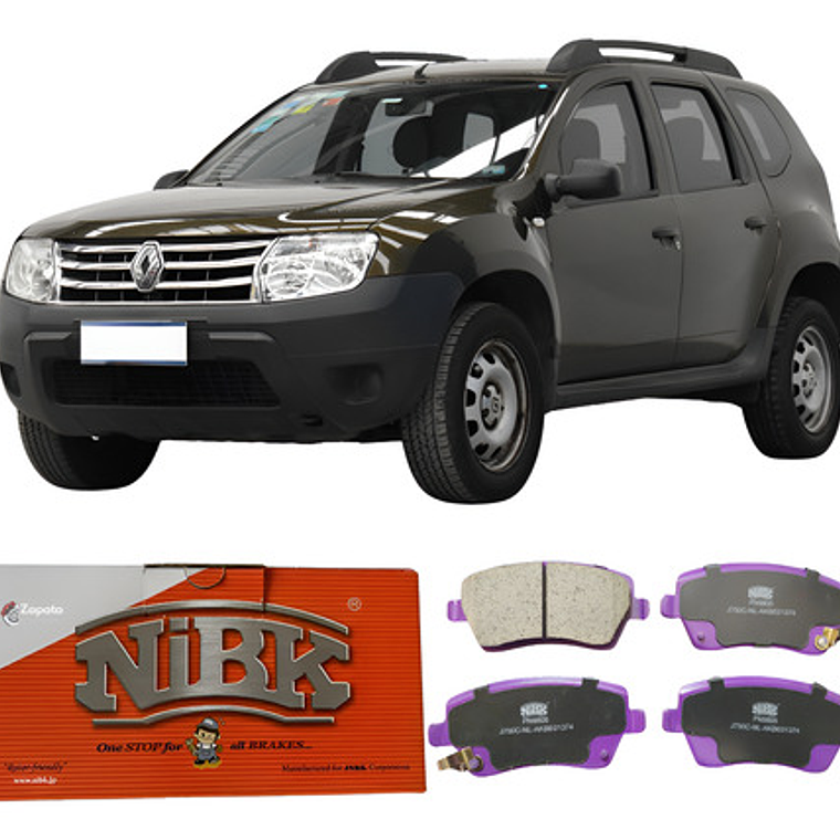 Pastillas Freno Delanteras Nibk - Renault Duster 1.6 2012+ 1