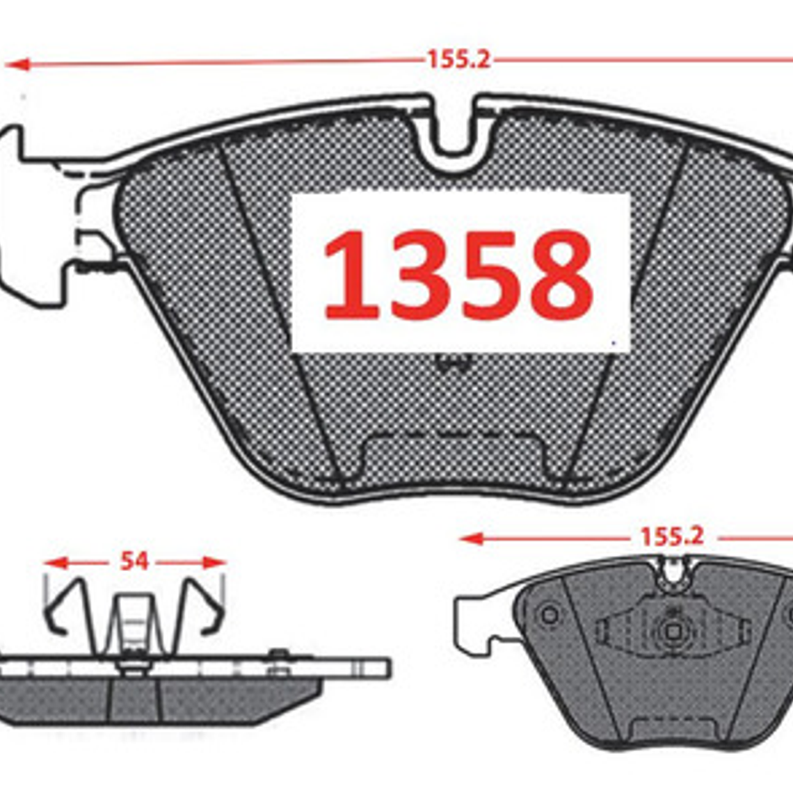 Pastillas De Frenos Delanteras Cerámica - Bmw X1 2009-2015 2