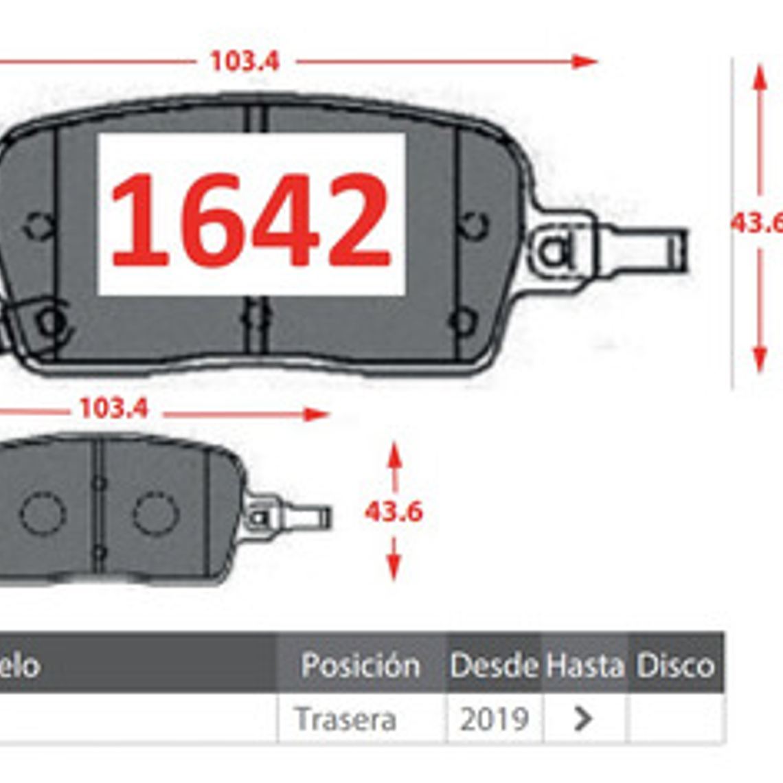 Pastillas Frenos Traseras Cerámica - Gac Gs4 2019 + 2