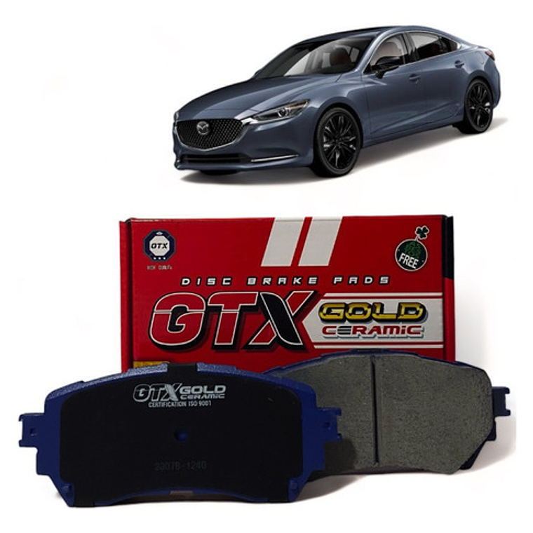 Pastillas De Freno Del + Tras Cerámica - Mazda 6 2014 + 1