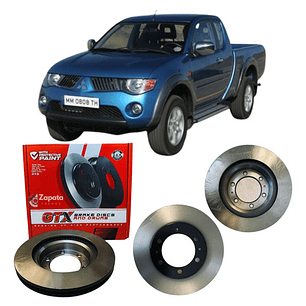 Discos De Freno Delanteros Gtx Hc - Mitsubishi L200 2006 -
