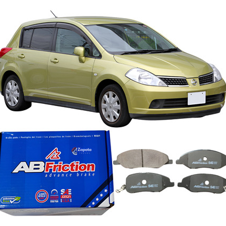 Pastillas De Frenos Delanteras Ab Nissan Tiida 2006-2018 1
