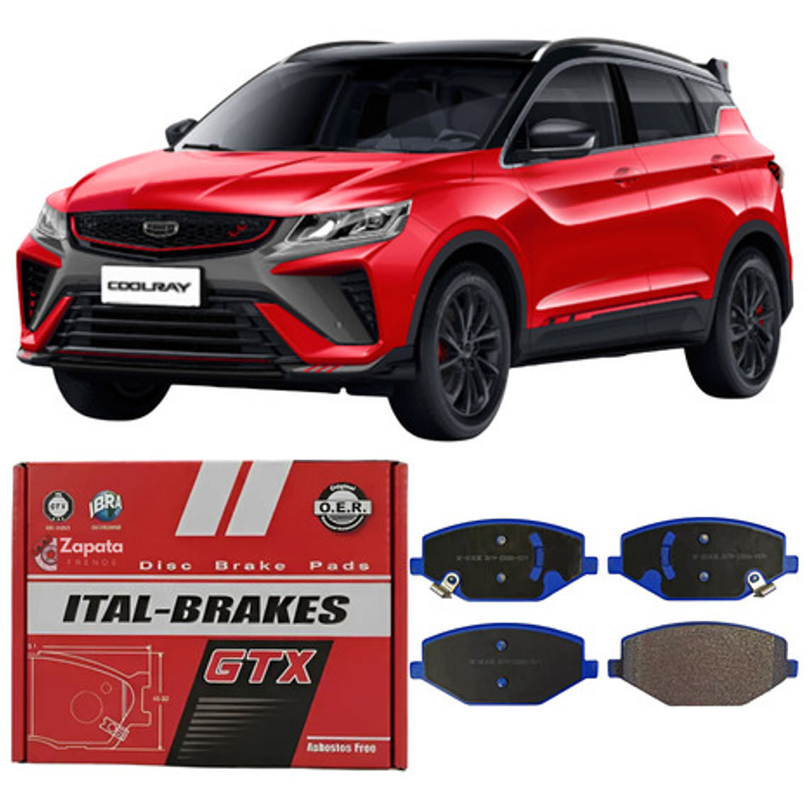 Pastillas De Frenos Delanteras Geely Coolray 2021 + 1