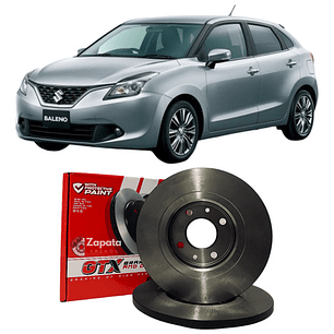 Par Discos De Freno Traseros Gtx - Suzuki Baleno Año 2016 +