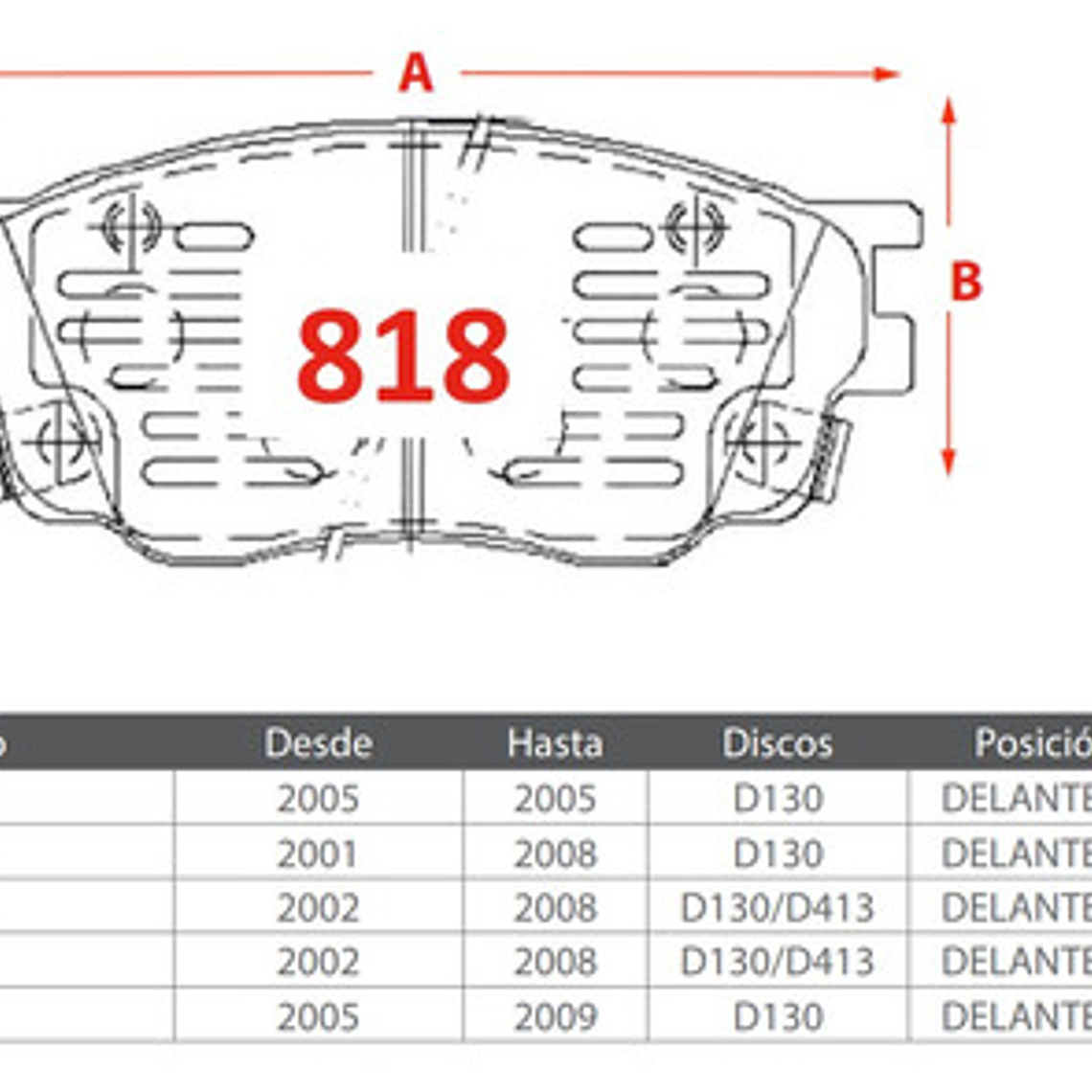 Pastillas Frenos Del Y Tras Para Mazda 6 Año 2001-2008 3