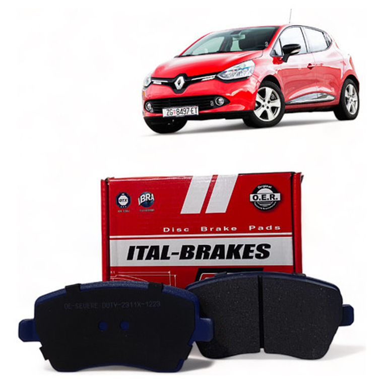 Discos Freno Delanteros + Pastillas - Renault Clio Iv 2013 - 5