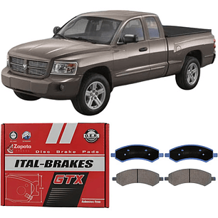 Pastillas Freno Delanteras Gtx Dodge Dakota 2005 - 2012