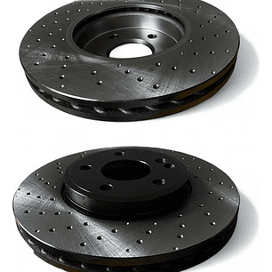 Discos Freno Delanteros Perforados + Pastillas Mazda 6 2014+