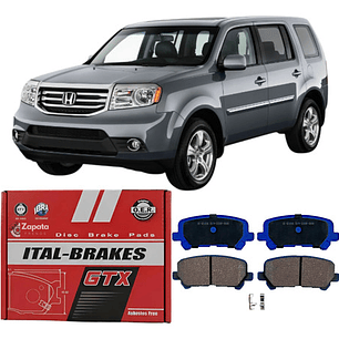 Pastillas De Freno Traseras Gtx Honda Pilot 2008-2016