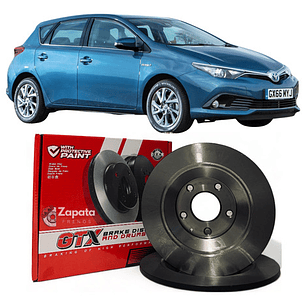 Discos Freno Traseros Gtx Para Toyota Auris 2013 +