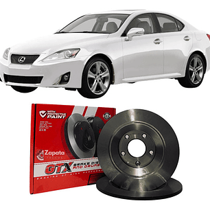 Discos De Freno Traseros (par) Gtx Lexus Is250 2009-2015