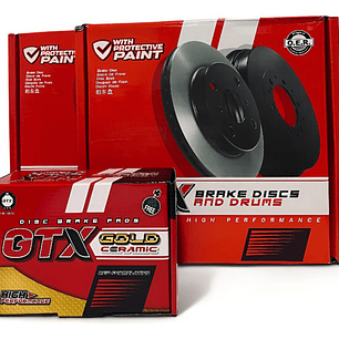 Kit Discos De Freno + Pastilla Delanteras Mazda 6 2013 +