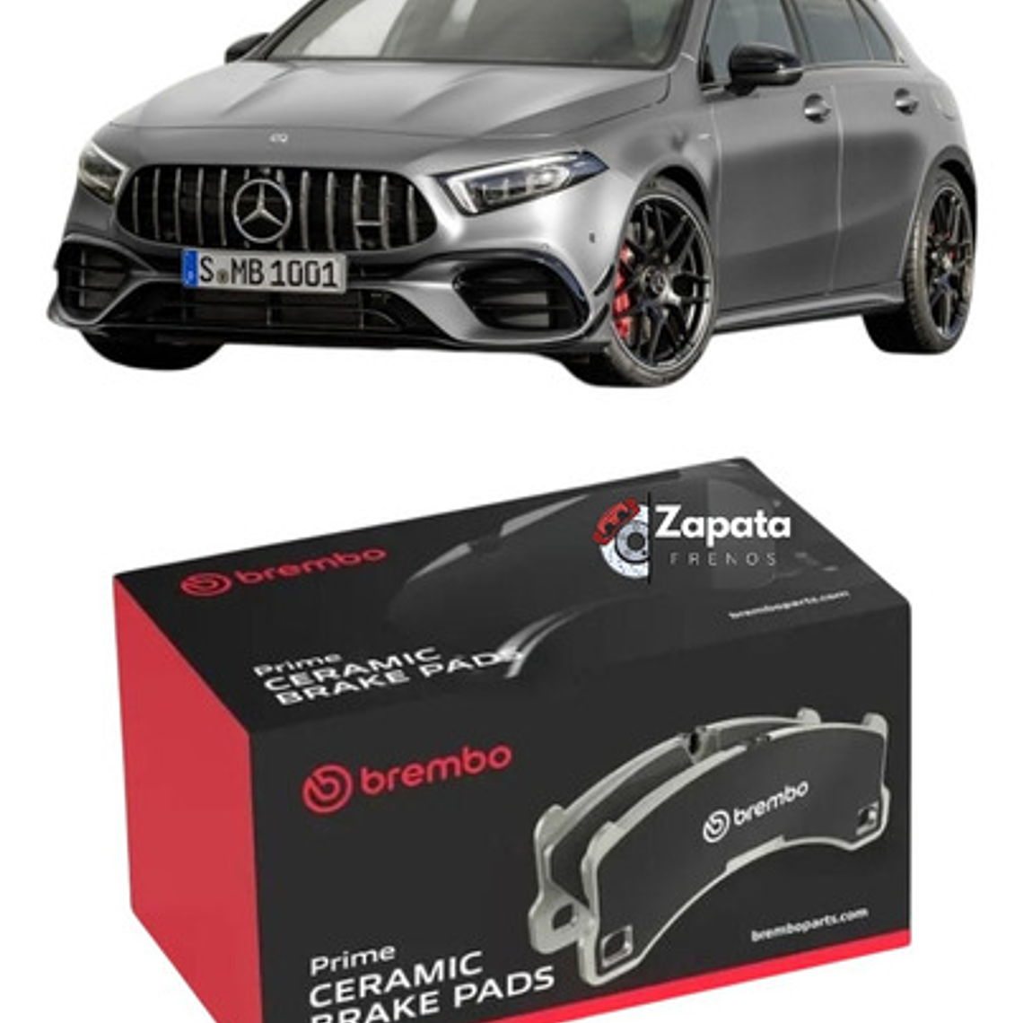 Pastillas Freno Delanteras Para Mercedes Benz A45 Año 2012+ 1