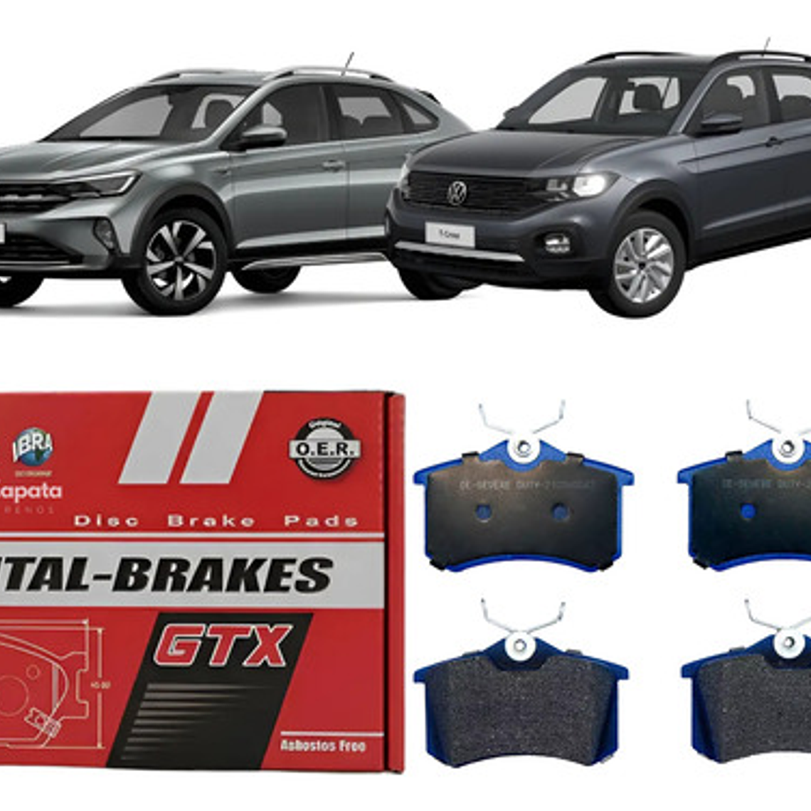 Pastillas Frenos Traseras Gtx - Vw T-cross - Nivus 1