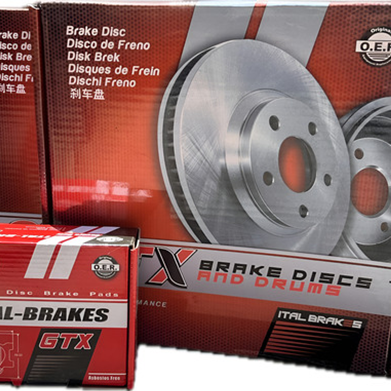 Kit Discos De Freno + Pastilla Delanteras Mazda 6 2002-2008 1