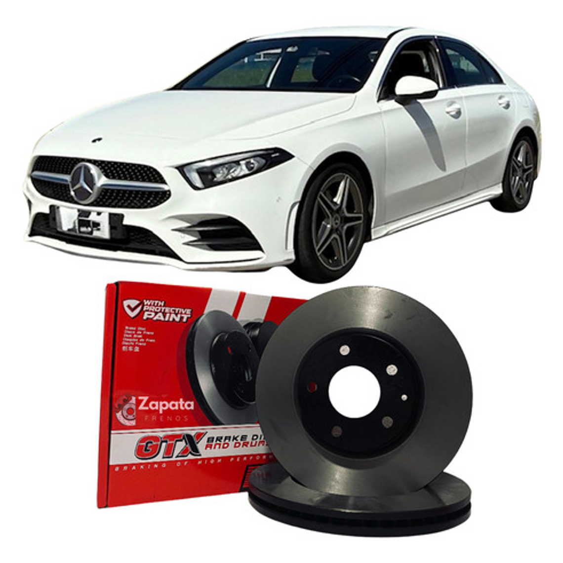 Par Discos Freno Delanteros Mercedes Benz A200 W177 (2019+) 1