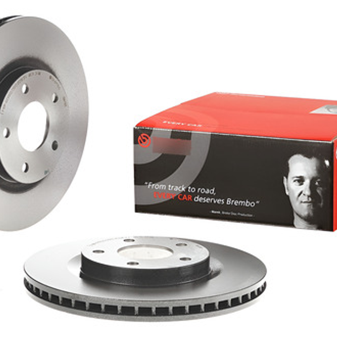 Discos Freno Delanteros Brembo Para Nissan Qashqai 2014-2021 1