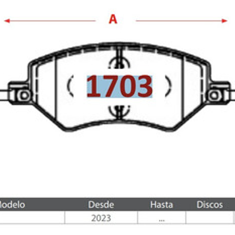 Pastillas Freno Delanteras Chevrolet N400 2023 En Adelante. 2