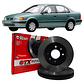 Par Discos De Freno Gtx - Toyota Tercel 1.3 1.5 1990-2000 - Miniatura 1