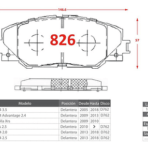 Pastillas Freno Delanteras Y Traseras Toyota Rav4 2014-2018