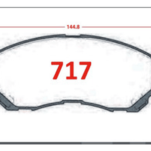 Pastillas De Frenos Delanteras Mitsubishi Lancer 2008-2018