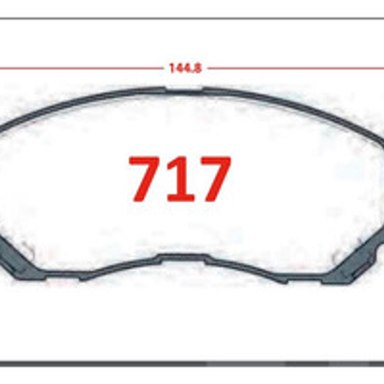 Pastillas De Frenos Delanteras Mitsubishi Lancer 2008-2018 2