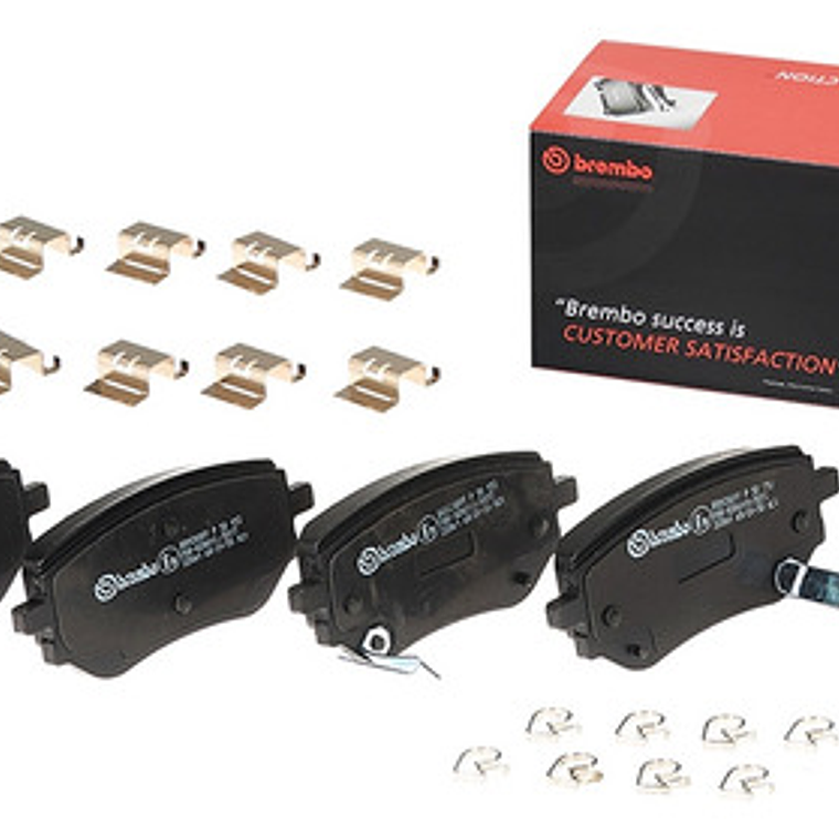 Pastillas De Frenos Traseras Brembo Mercedes X250d 2018-2020 4