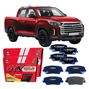 Pastillas Freno Traseras Cerámica Ssangyong Musso 2018 +