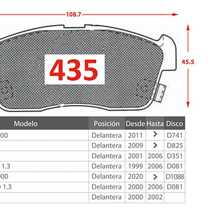 Pastillas De Frenos Delanteras Suzuki Celerio 2009 + Nibk