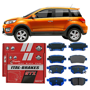 Great Wall Voleex M4 Pastillas Freno Delanteras Y Traseras 