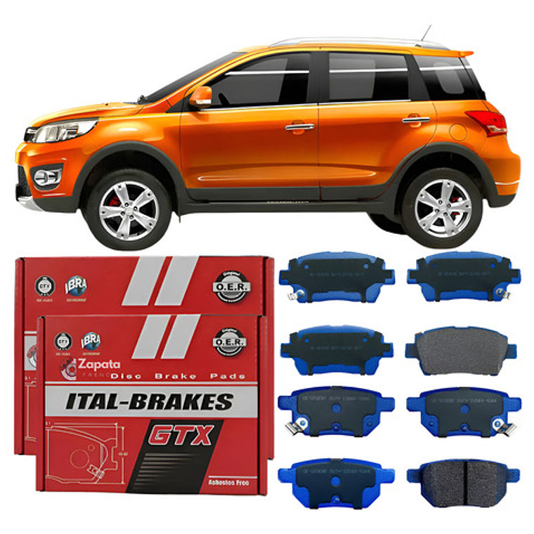 Great Wall Voleex M4 Pastillas Freno Delanteras Y Traseras  1