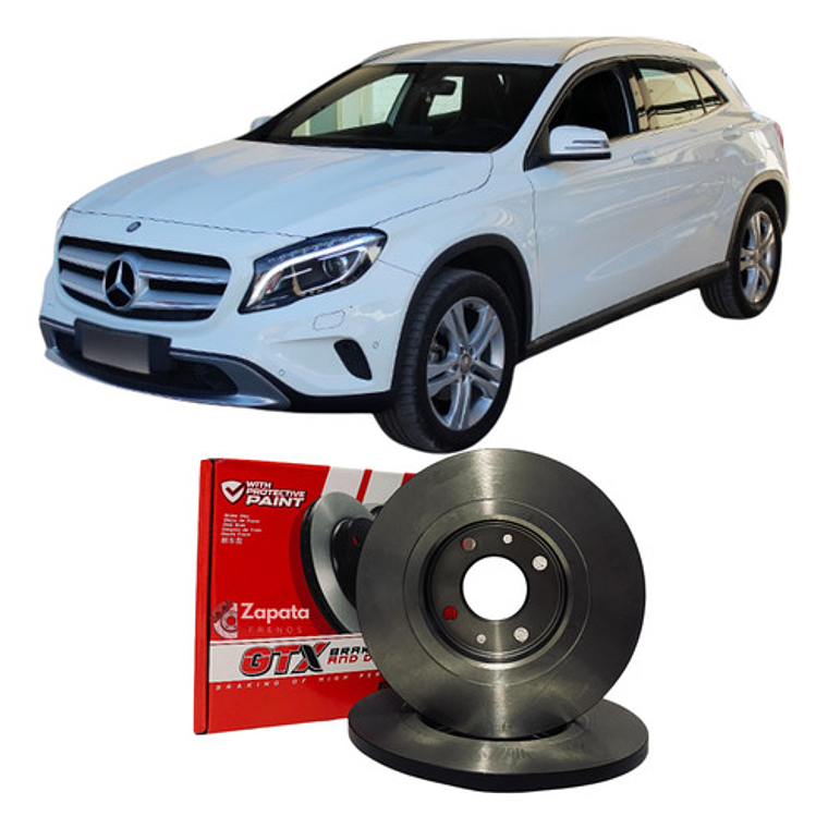 Discos De Frenos Traseros Gtx Mercedes Benz Gla200 -220 1