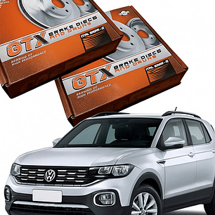 Par Discos De Freno Traseros Gtx Volkswagen T-cross 2018+